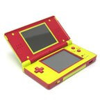 Konsole rot-grün / lime Custom Case Mod + Netzteil