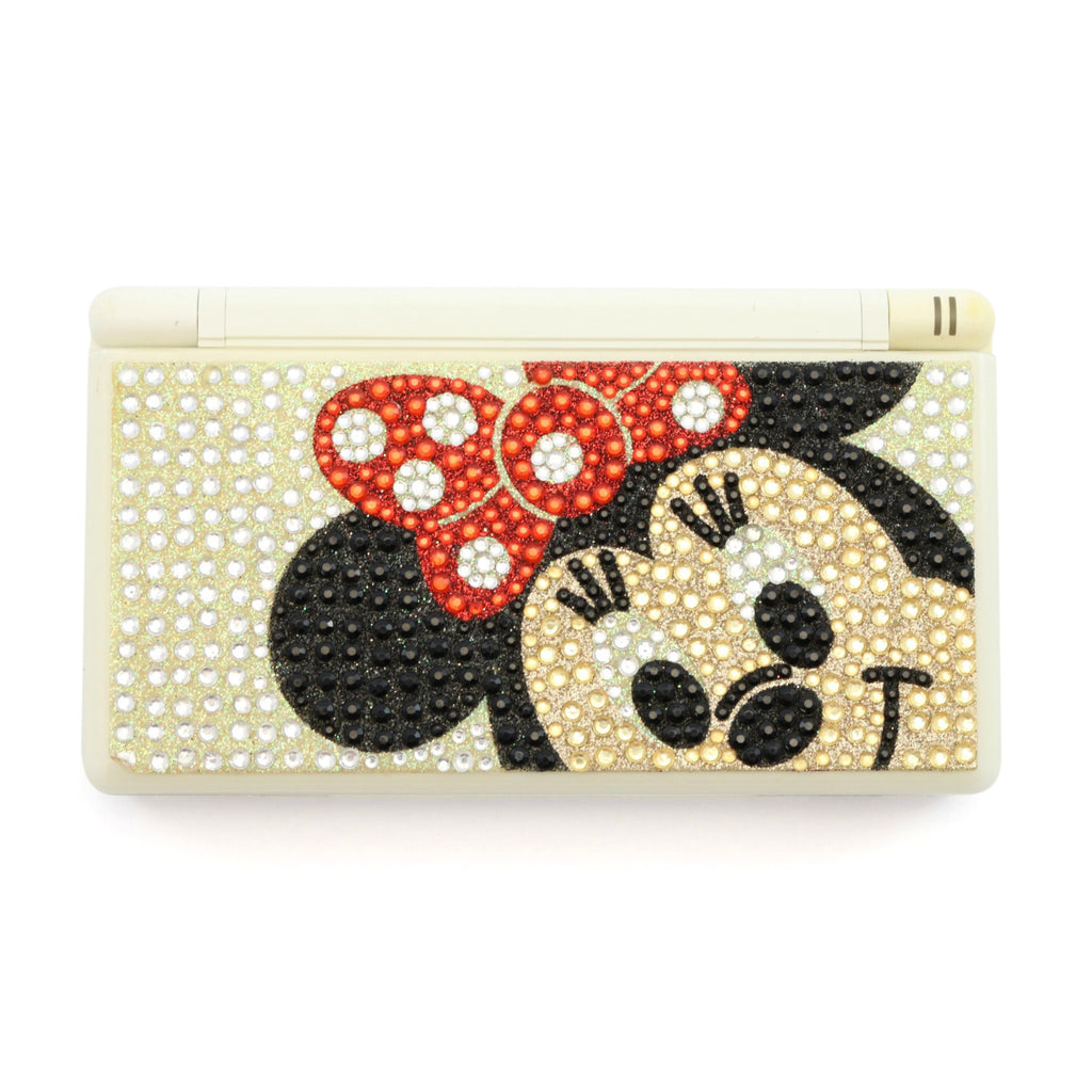 Konsole weiß Bling Minnie Mouse Custom Design + Netzteil