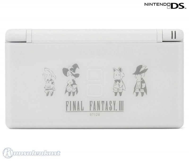 Konsole weiß Final Fantasy III + Netzteil — Limited Edition