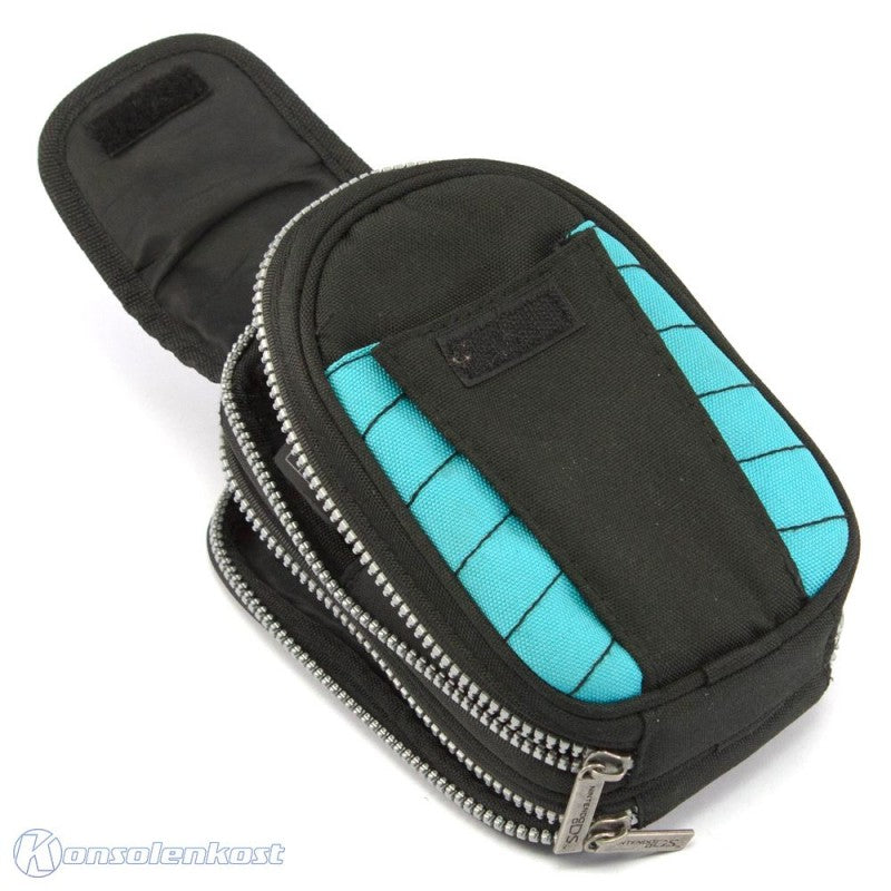 Original Nintendo Tasche schwarz-hellblau