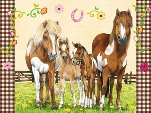 Puzzle: Pferdefreunde
