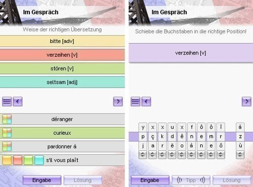 Vokabeltrainer Französisch