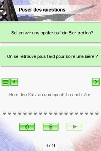 Vokabeltrainer Französisch