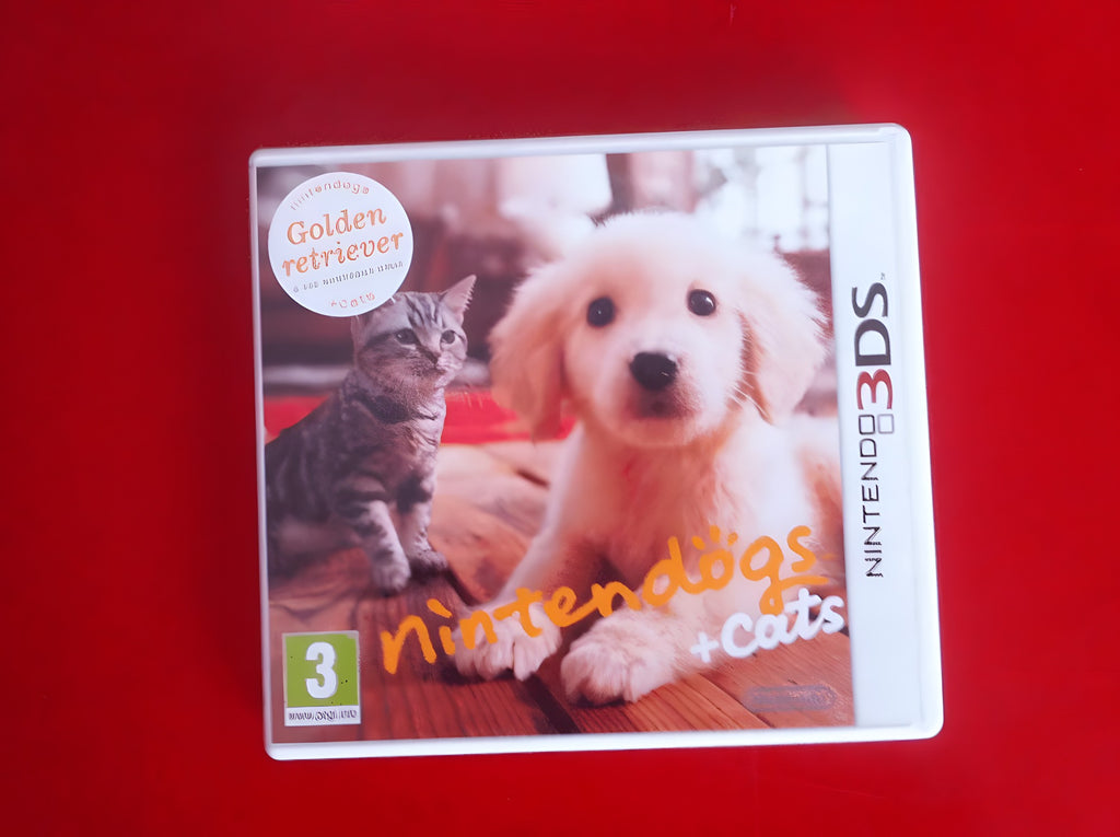 Das Cover von Nintendogs + Cats: Golden Retriever & Neue Freunde für Nintendo 3DS