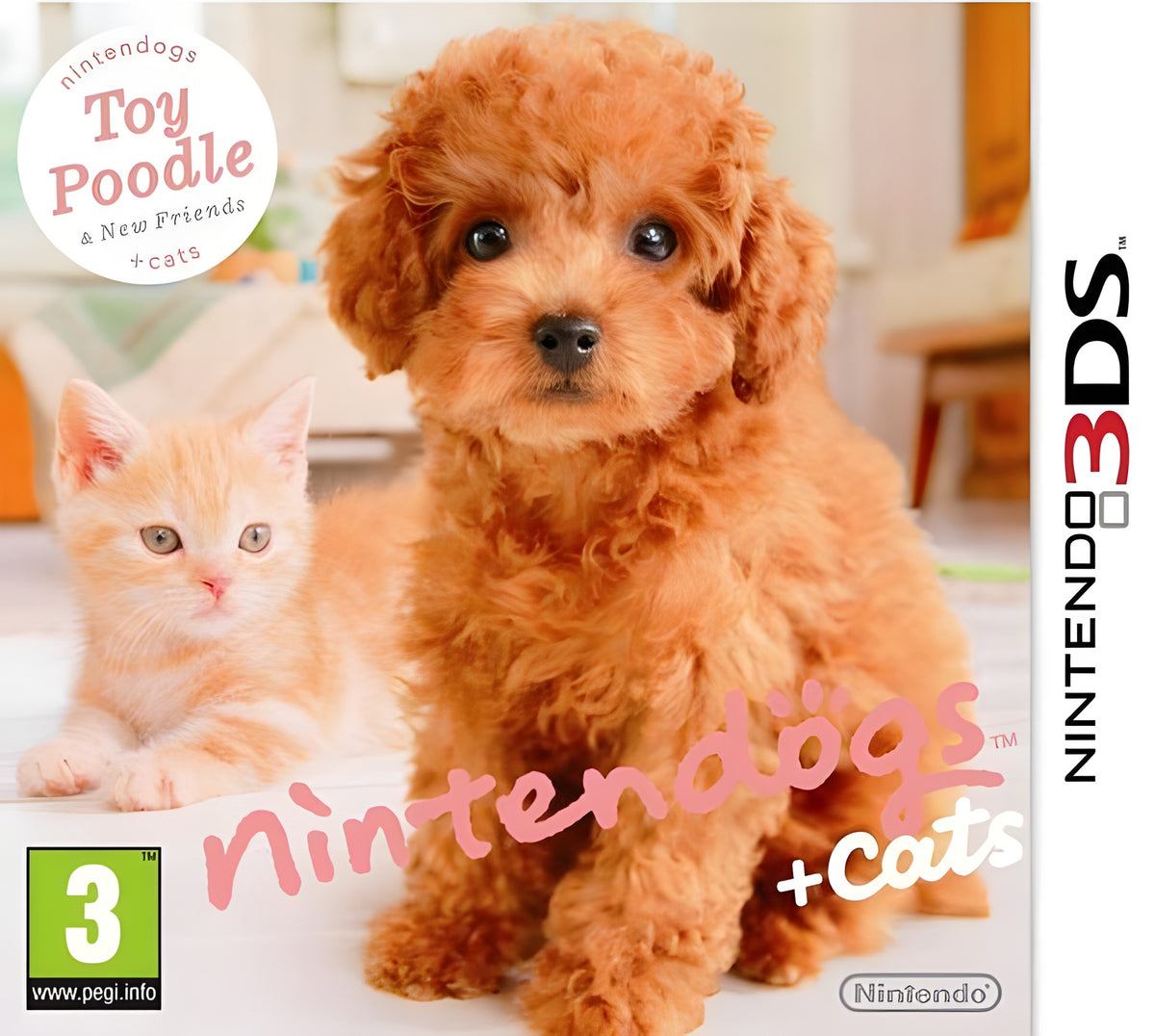 Das Cover von Nintendogs Toy Poodle + New Friends für Nintendo 3DS