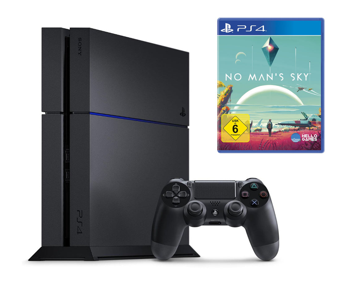 Konsole 1TB schwarz + No Man's Sky + Original Controller