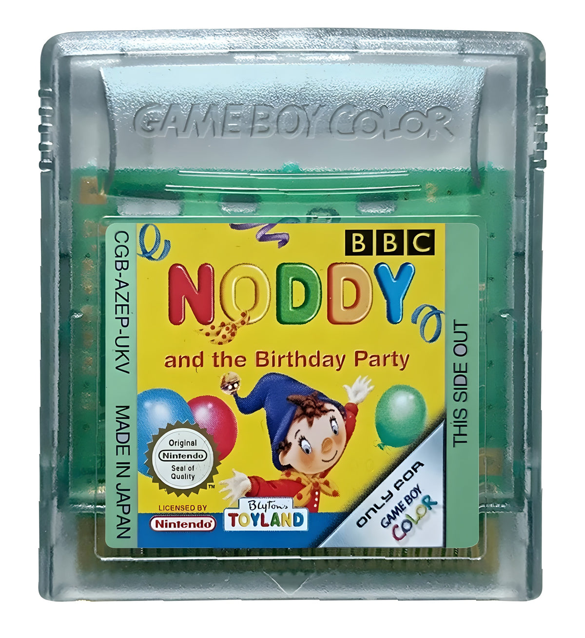Das Modul von Noddy and the Birthday Party für GameBoy Color