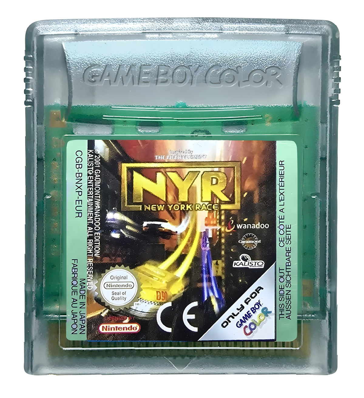 Das Modul von NYR New York Race für GameBoy Color