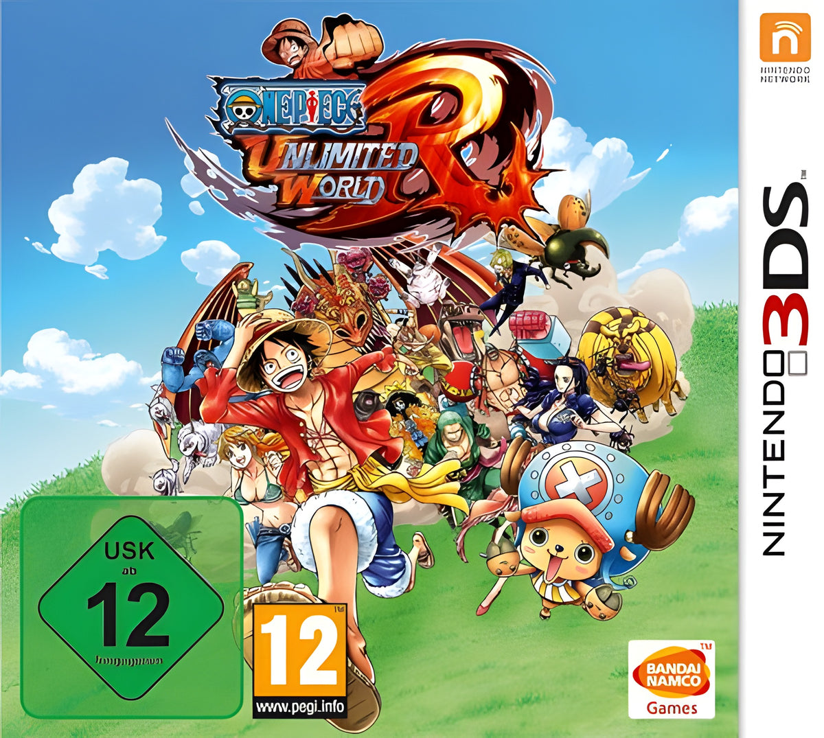 Das Cover von One Piece: Unlimited World Red Strohhut-Edition für Nintendo 3DS