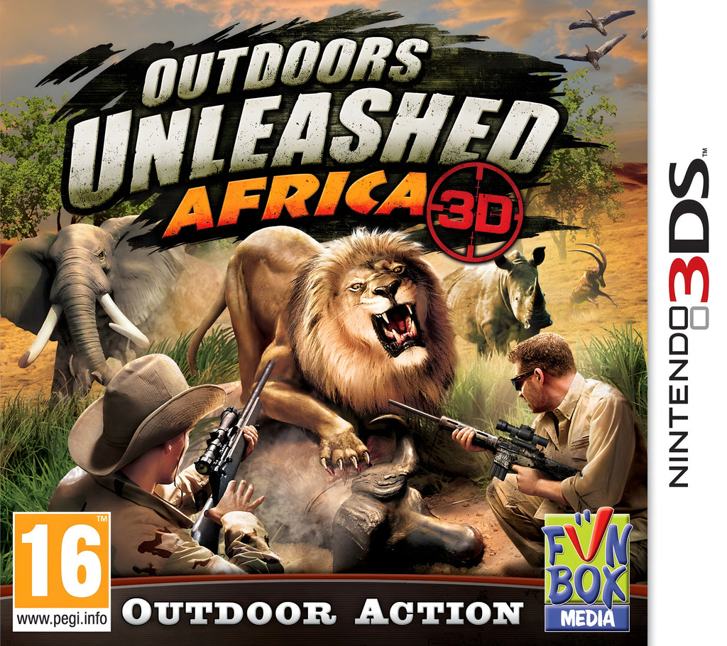 Outdoors Unleashed: Africa 3D – Cover Vorderseite