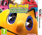 Das Cover von Pac-Man und die Geisterabenteuer / Ghostly Adventures zeigt Pac-Man mit Play-Symbolen in den Augen und PEGI 7.