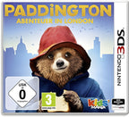 Paddington: Abenteuer in London zeigt den Bären Paddington mit Hut und Mantel vor Londoner Skyline, USK ab 0.