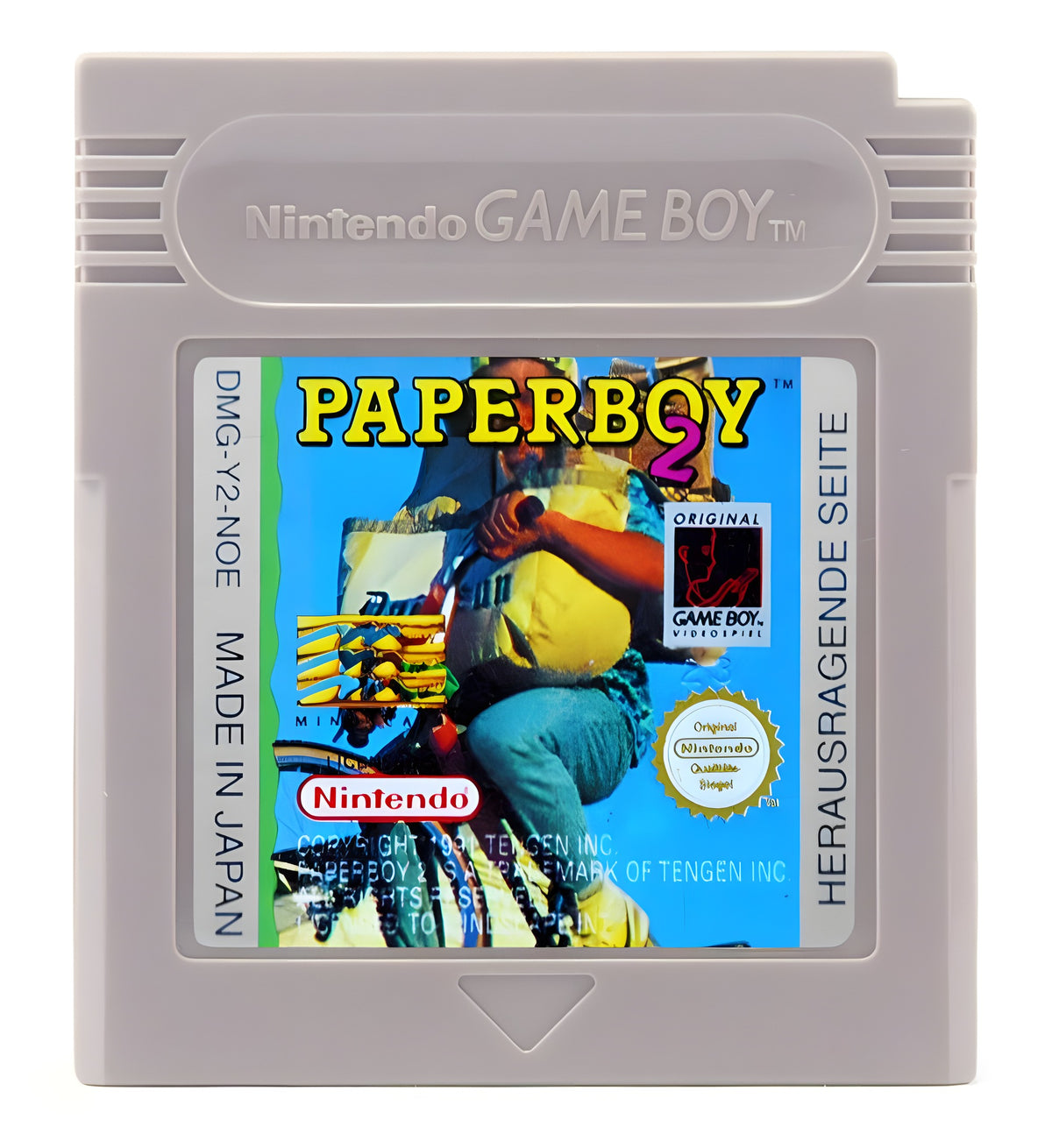 Das Modul von Paperboy 2 für GameBoy