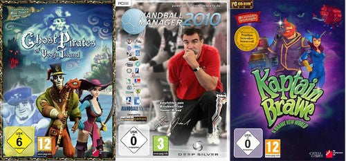 3 für 1 Vol.1: Ghost Pirates & Handball Manager 2010 & Kaptain Brawe