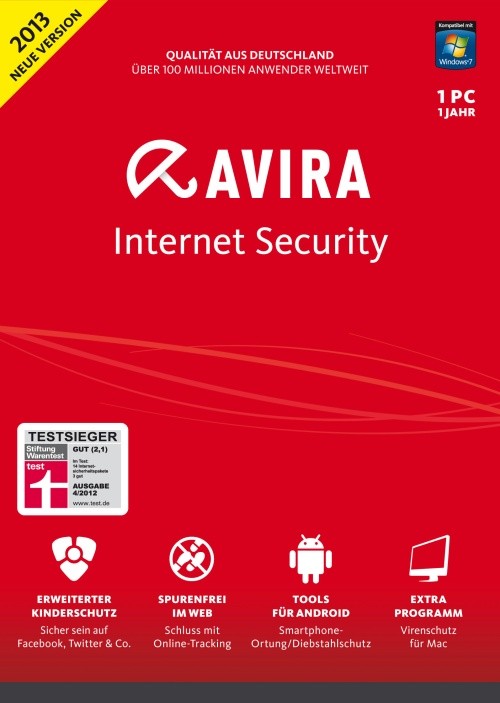 Avira Internet Security 2013 - 1 User