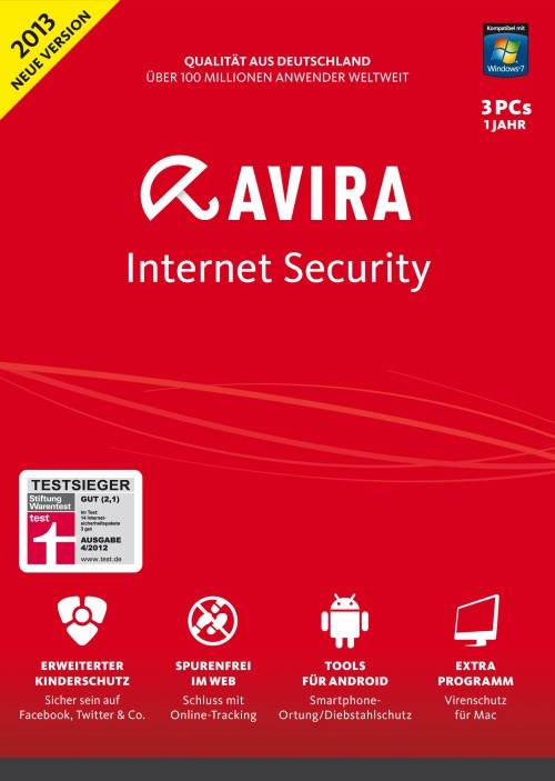 Avira Internet Security 2013 - 3 User