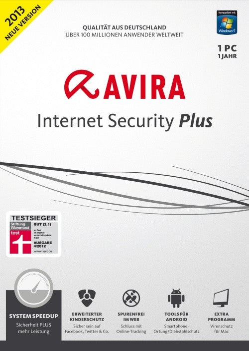 Avira Internet Security PLUS 2013 - 1 User