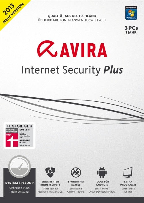 Avira Internet Security PLUS 2013 - 3 User