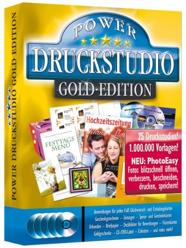 Das große Power Druckstudio — Gold Edition