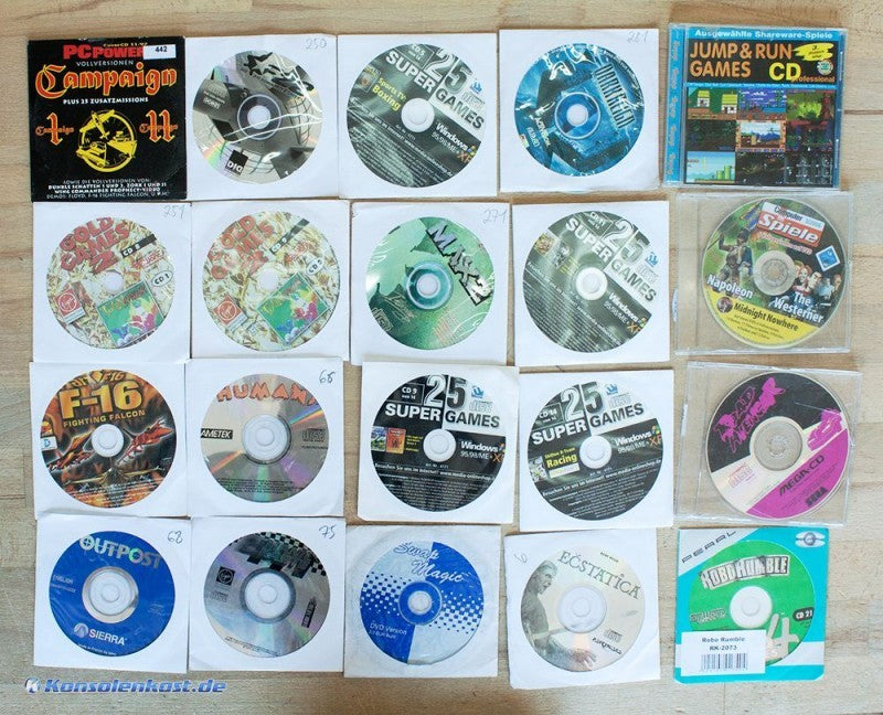 Demopaket! 20 verschiedene Spiele/Demo CDs B07