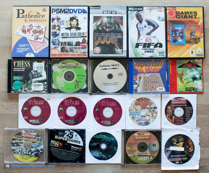 Demopaket! 20 verschiedene Spiele/Demo CDs B20