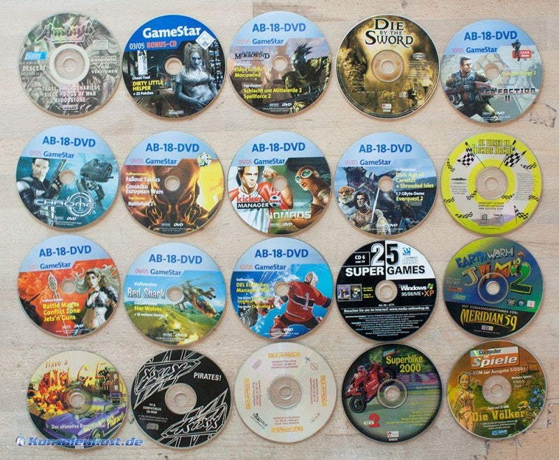 Demopaket! 20 verschiedene Spiele/Demo CDs B21