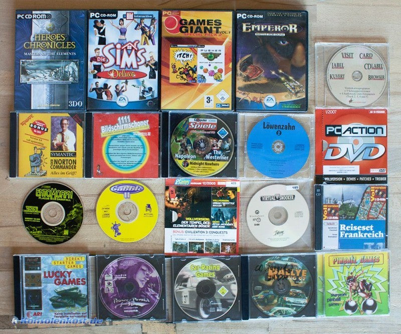 Demopaket! 20 verschiedene Spiele/Demo CDs B22