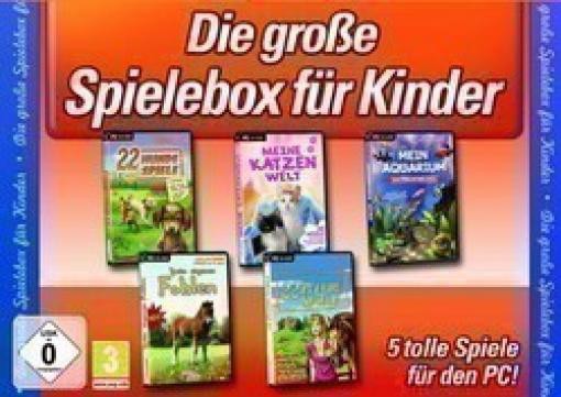 Die große Spiele Box für Kinder: 5 tolle Spiele