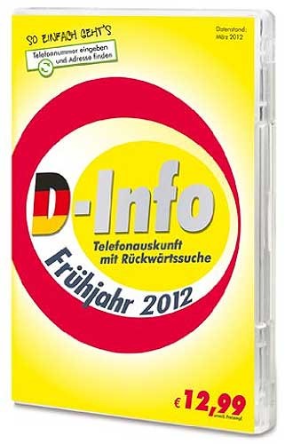 D-Info Frühjahr 2012 mit Rückwärtssuche