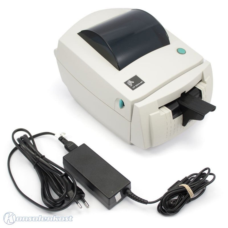 Etiketten Drucker / Thermal Labelprinter: LP 2844 AP + Cutter + Netzteil [Zebra]