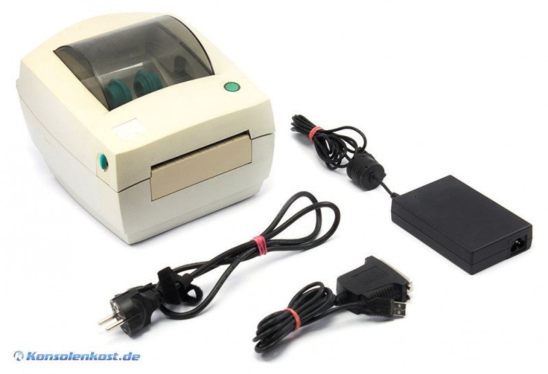 Etikettendrucker / Thermal Labelprinter: LP 2844 + Netzteil + Datenkabel [Zebra]