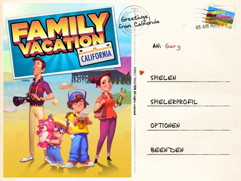 Family Vacation California