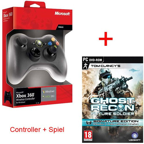 Ghost Recon: Future Soldier + Wireless Controller schwarz (AT) — Signature Edition