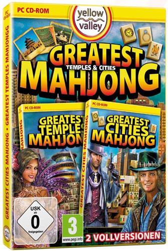 Greatest Temples Mahjong + Greatest Cities Mahjong