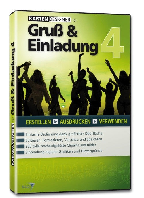 Kartendesigner Einladungen + Grußkarten 4