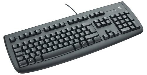 Keyboard Deluxe 250 USB schwarz [LOGITEC]