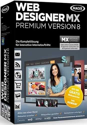 MAGIX Web Designer 8 MX Premium