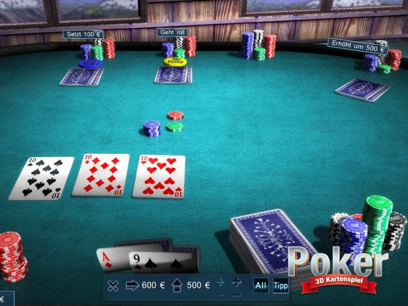 Poker - 3D Kartenspiel