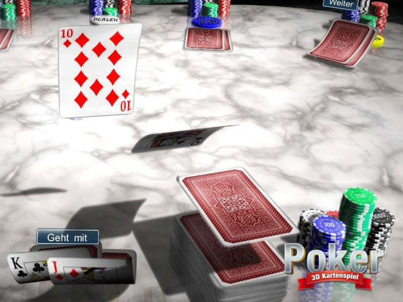 Poker - 3D Kartenspiel