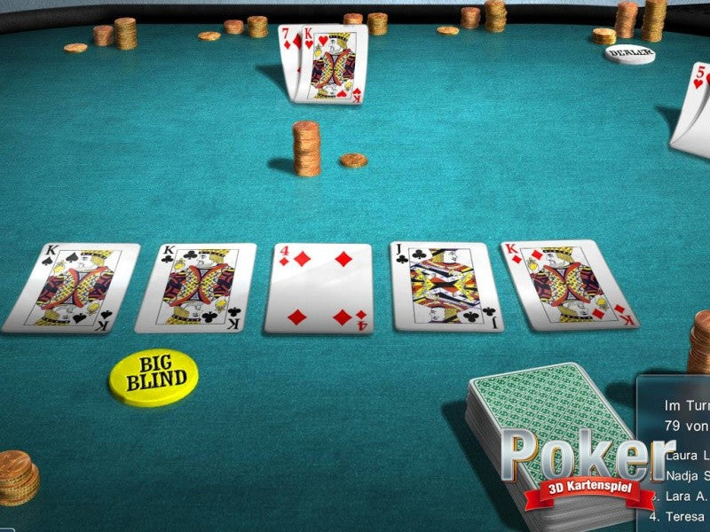 Poker - 3D Kartenspiel