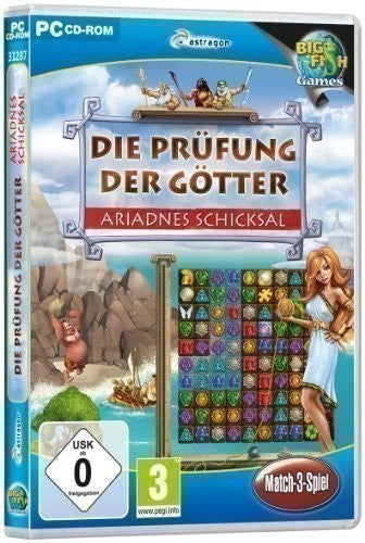 Prüfung der Götter Ariadnes Schicks. Match-3-Spiel