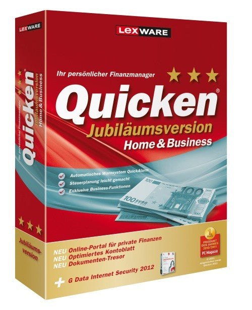 Quicken Home&Business 2012 EV - Jubiläumsversion Version 20.00