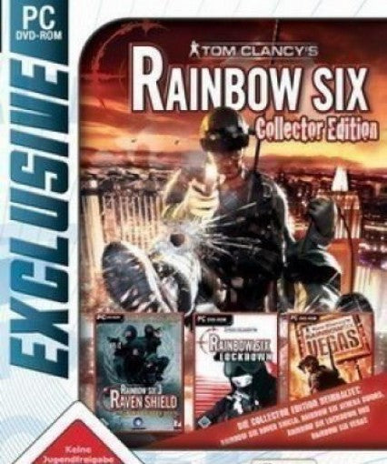 Rainbow Six Raven Shield + Lockdown + Vegas — Collector's Edition