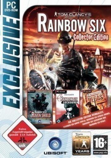 Rainbow Six Raven Shield + Lockdown + Vegas — Collector's Edition