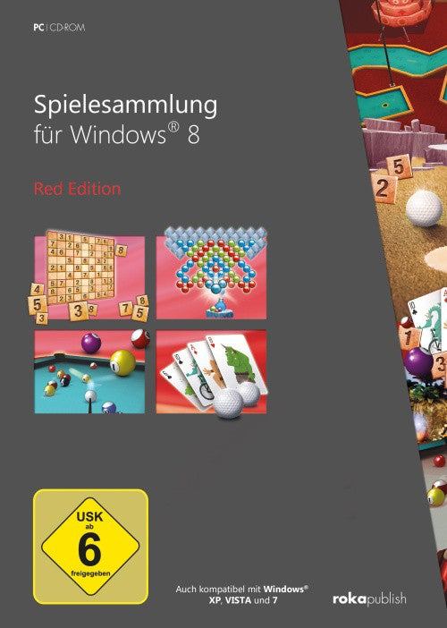 Spielesammlung für Windows 8 - Red Edition
