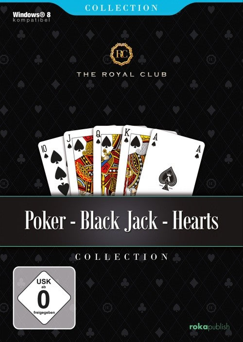 The Royal Club Collection: Poker Black Jack Hearts