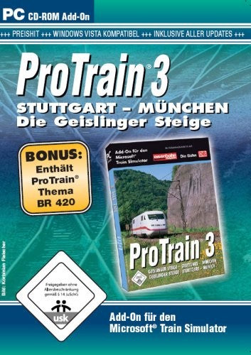 Train Simulator ProTrain 3: Stuttgart / München / Die Geislinger Steige + Bonus