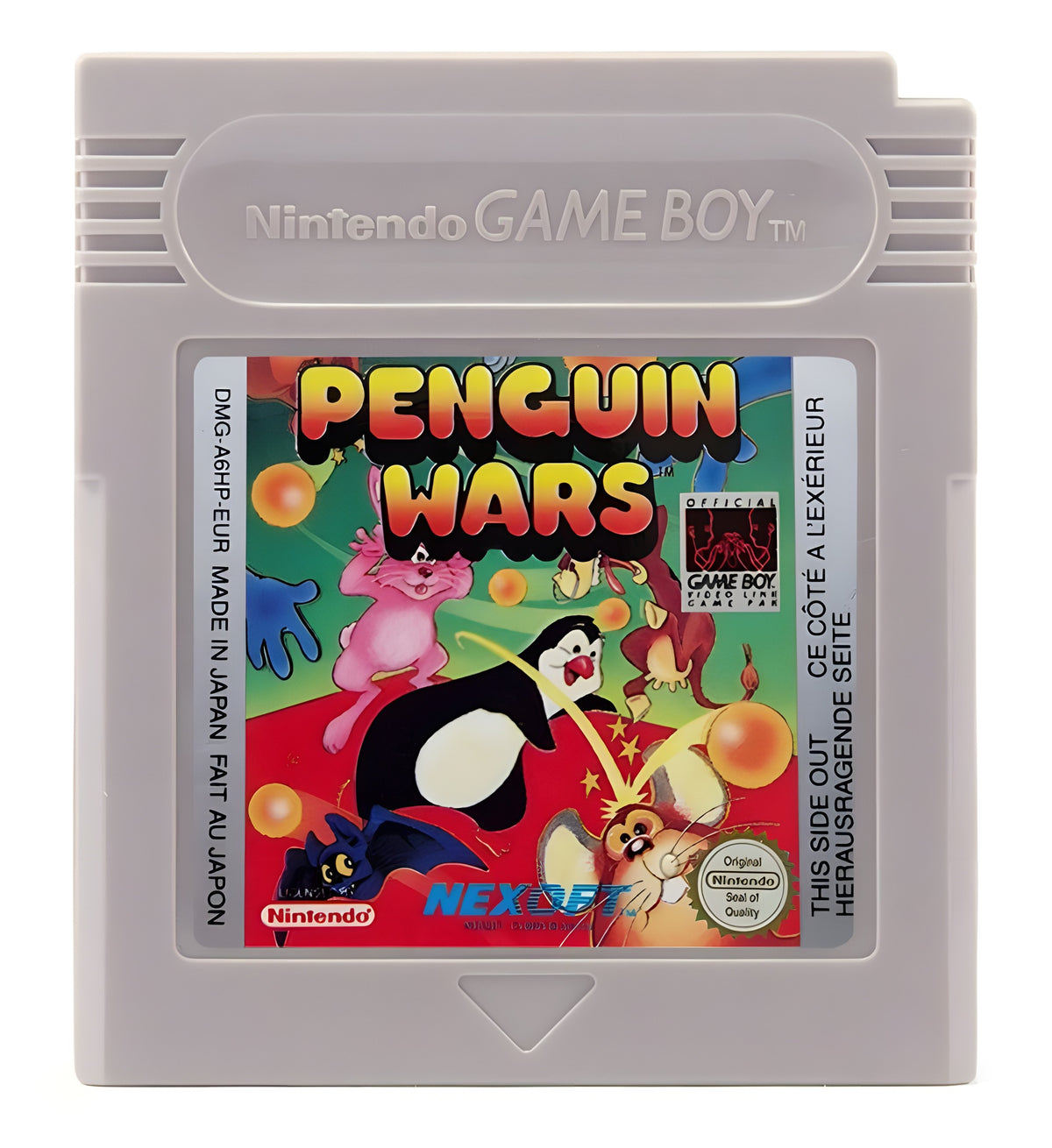 Das Modul von Penguin Wars für GameBoy