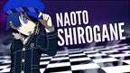 Naoto Shirogane aus Persona Q: Shadow of the Labyrinth mit blauem Hut und dunkler Uniform.