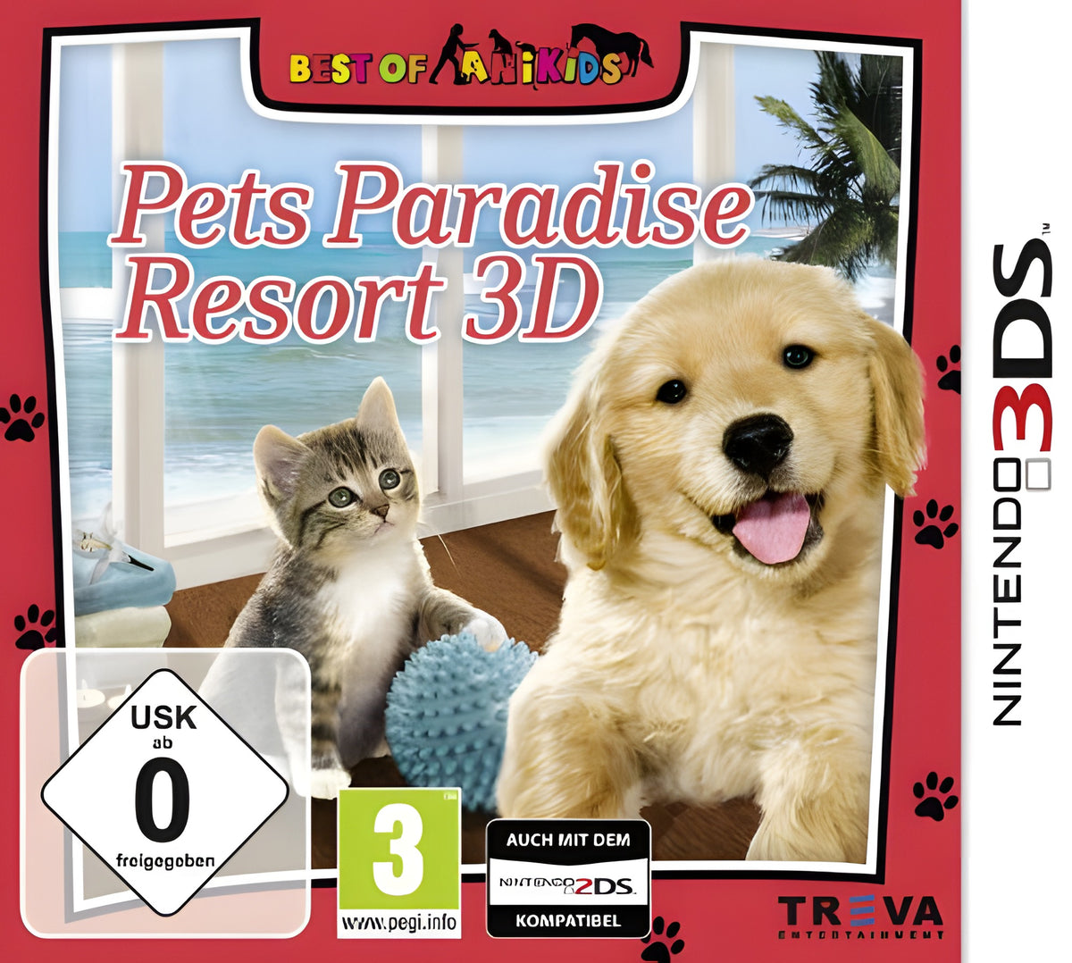 Das Cover von Pets Paradise Resort 3D für Nintendo 3DS